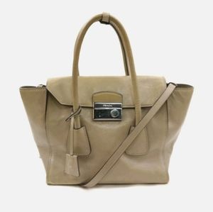 Prada calf leather bag
